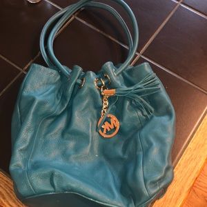 Turquoise Michael Kors Shoulder Bag